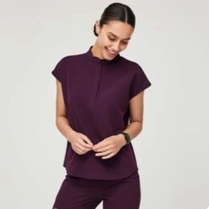 Deep Purple Rafaela™ - Oversized Scrub Top